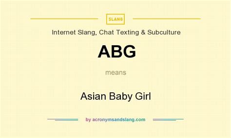 abg meaning slang|Open letter to Asians Americans who overuse the term ABG